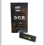 OCB PAPEL PREMIUM NEGRO 1 1/4 D25